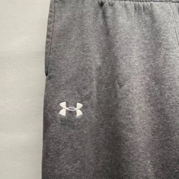 Under Armour Cold Gear Sweat Pants Youth XL Grey Loose Fit Athletic Sports Wear - Picture 4 of 12